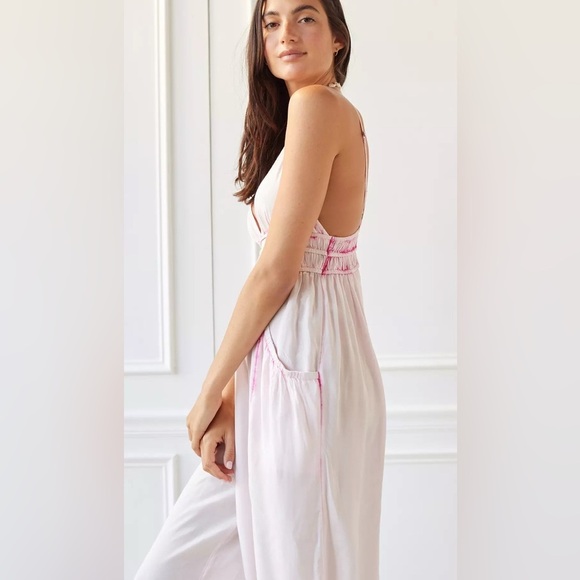 Urban Outfitters Out From Under Holden Cargo Romper Pink Wash XS - Picture 5 of 9